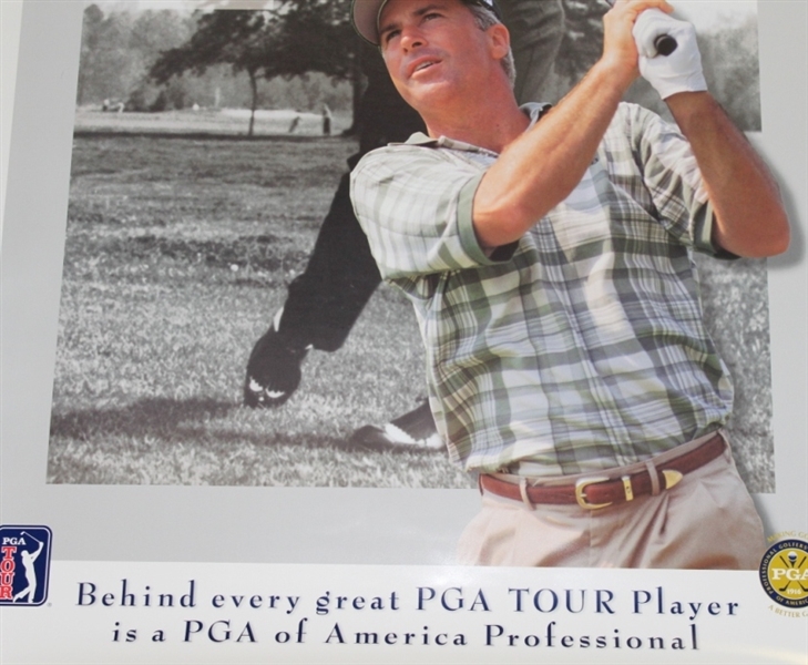 PGA Tour Professional Commemorative Poster - Tom Strange - Curtis Strange