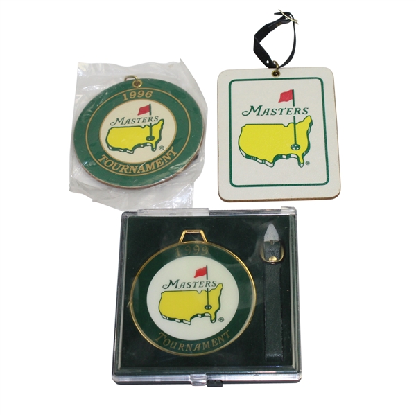 1994, 1996, & 1999 Masters Commemorative Bag Tags