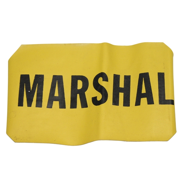 Yellow Undated Marshall Arm Badge