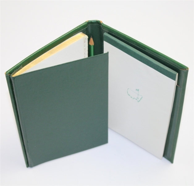 Vintage Augusta National Golf Club Address Book with Note Pad & Pencil