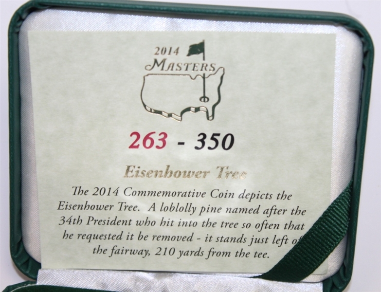 2014 Masters Eisenhower Tree Commemorative Coin #263/350