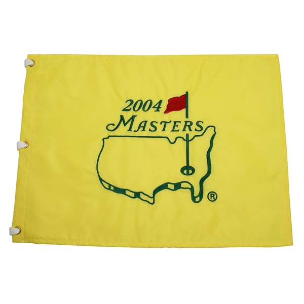 2004 Masters Embroidered Flag - Phil Mickelson Winner