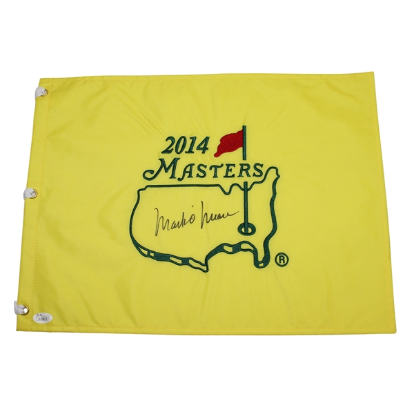 Mark O'Meara Signed 2014 Masters Embroidered Flag JSA #K09815