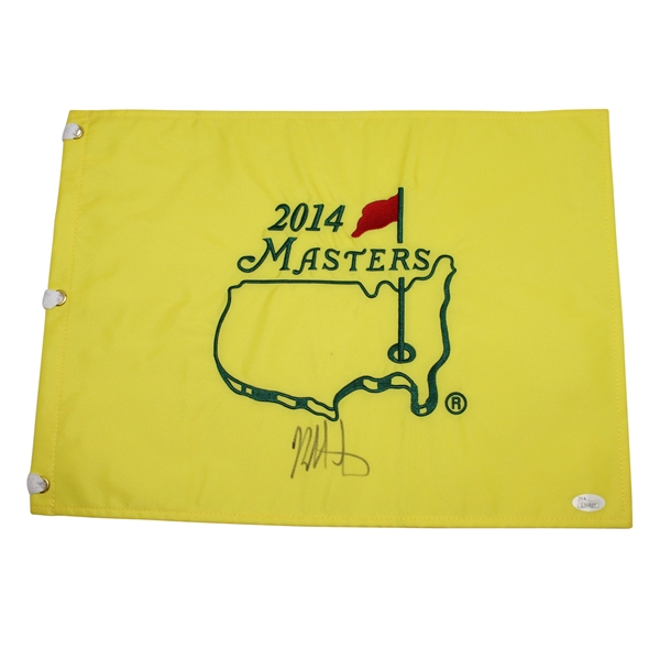 Bubba Watson Signed 2014 Masters Embroidered Flag JSA #L39827