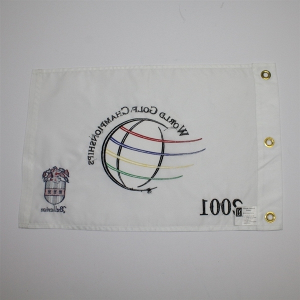 2001 World Golf Championship at Bellerive Embroidered Flag - 9/11 Cancelled
