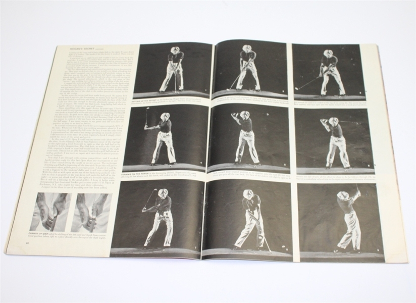 1955 LIFE Oversize Magazine - Ben Hogan on Cover - August 8th - 'This is my Secret'