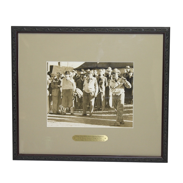 Harry Vardon Memorial Photo with J.H. Taylor, James Braid, & Ted Ray - Framed