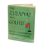 1946 The Rubaiyat of a Golfer Book by J.A. Hammerton with Dust Jacket