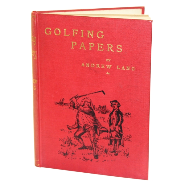 1892 'Golfing Papers' Book by Andrew Lang