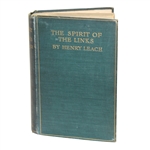 1907 The Spirit of the Links Book by Henry Leach W/ Joe Murdoch Bookplate-Inscription From Author