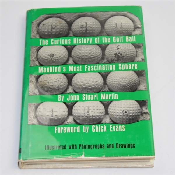 1968 'Curious History of the Golf Ball' Ltd Ed Book Signed by John Stuart Martin #265/500