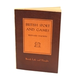 1940 British Sports and Games Booklet by Bernard Darwin W/Joe Murdoch Bookplate