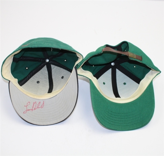 Lot of Two Masters Hats - Undated Caddy & Multi-Signed 1995 Fitted JSA ALOA
