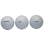 Lot of Three Personal Player Golf Balls - Nick Faldo, Greg Norman, and Ray Floyd