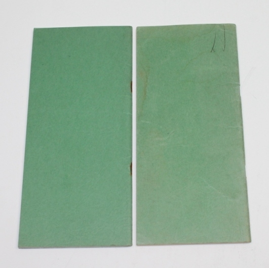 Official 1963 and 1965 Records of the Masters Tournament Booklets - Nicklaus Wins