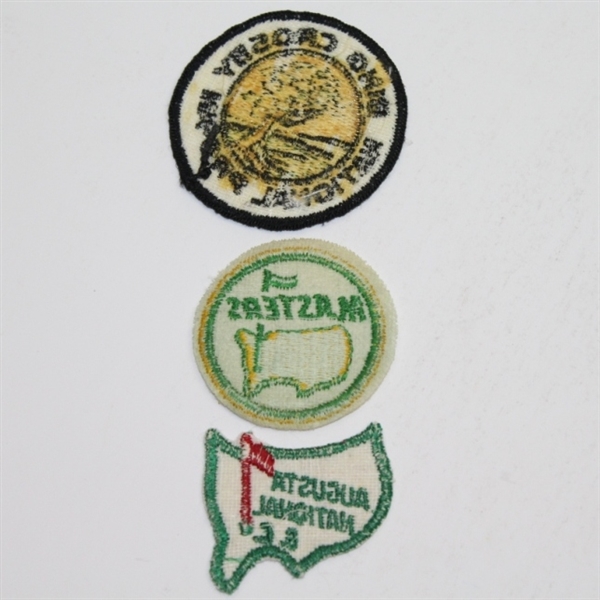 Lot of Three Patches - Augusta National GC, Masters, & Bing Crosby Pro-Am