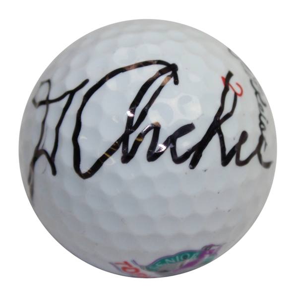 George Archer Signed 'Toshiba' Senior Classic Logo Golf Ball JSA ALOA