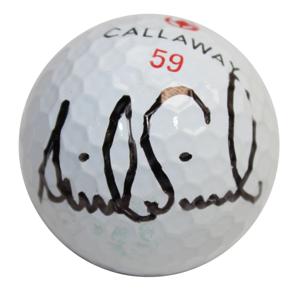 Annika Sorenstam Signed '59' Callaway Logo Golf Ball Full Signature JSA ALOA