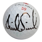 Annika Sorenstam Signed 59 Callaway Logo Golf Ball Full Signature JSA ALOA