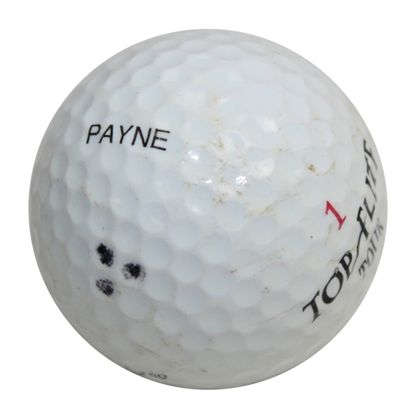 Payne Stewart Personal Used Top-Flite Tour 90 Golf Ball 