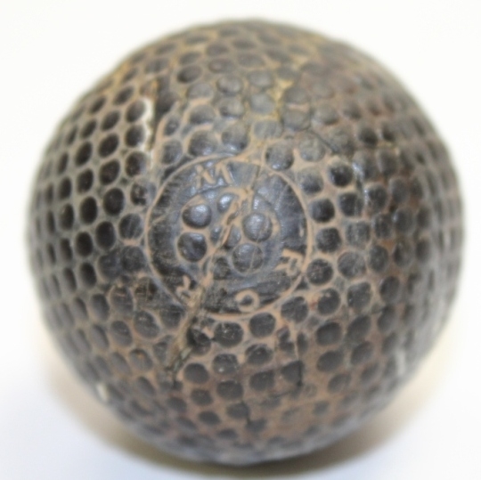 Vintage 'RCR W' Bramble Pattern Golf Ball