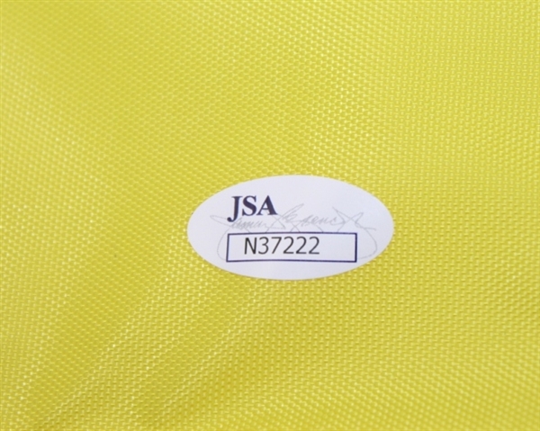 Jack Burke Signed Masters Undated Embroidered Flag JSA #N37222