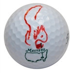 Fuzzy Zoeller Signed Masters Logo Golf Ball JSA ALOA