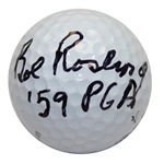 Bob Rosburg Signed Golf Ball - 59 PGA Inscription JSA ALOA