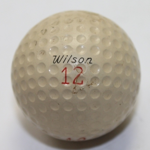 Sam Snead 1954 Masters Win Tournament Used Top Notch Golf Ball-Gifted To Ralph Hutchinson