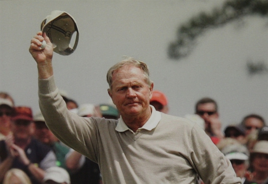 Jack Nicklaus Waves Masters Goodbye in 2005 - 45th & Final - Framed