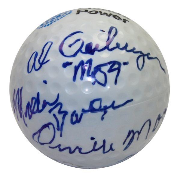 Multi-Signed Extra Large Florida Power Logod Keychain Golf Ball JSA #J50292
