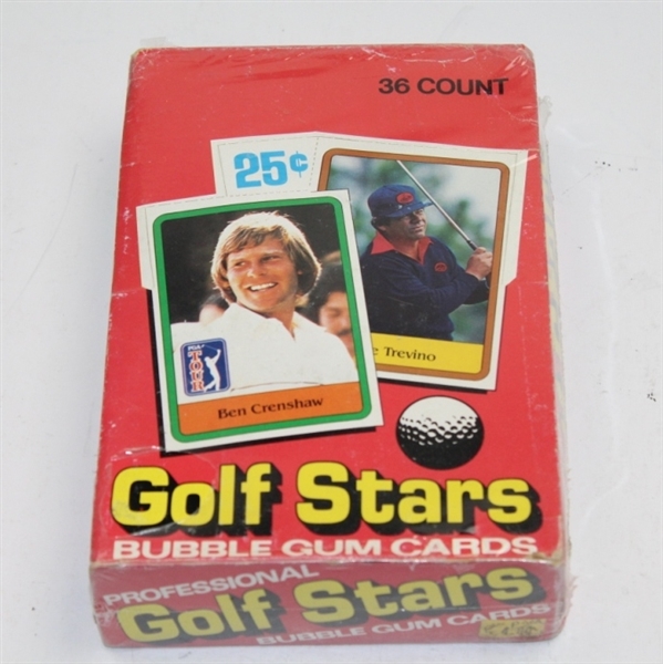 Unopened Box of 1981 Donrus Golf Cards - 1981with Nicklaus 'Rookie'