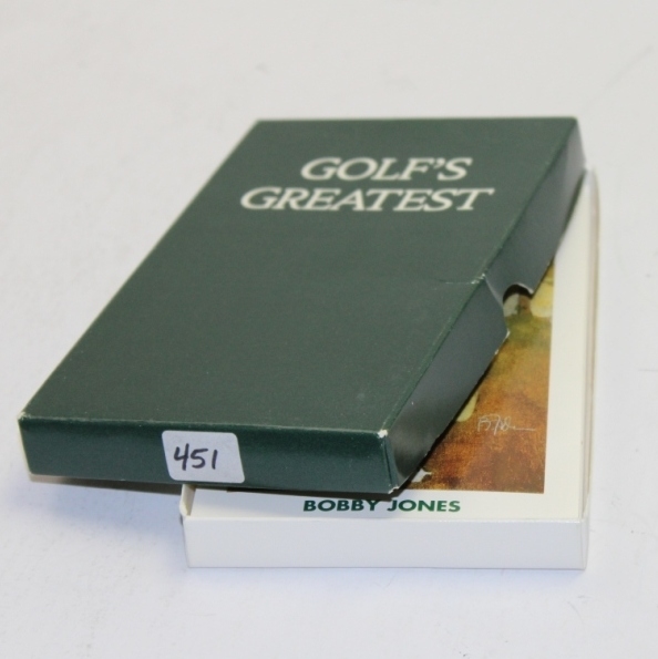 Mueller 'Golf's Greatest' Ltd Ed #451 Set with Ten Signed Including Hogan JSA ALOA