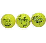 Lot of Three Signed Golf Balls by LPGA Golf Hall of Famers JSA ALOA 