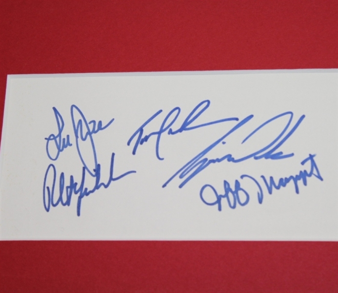 1997 Ryder Cup Team Signed Official Team Photo with Valderrama Owner JSA #Y93654