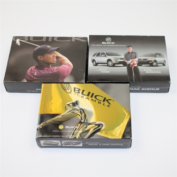 Three Dozen Buick Promotional Tiger Woods Golf Balls in Boxes