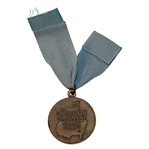 F. Stranahans 1949 Masters Contestants Gift/Souvenir-Bronze Medal W/Ribbon-Rare