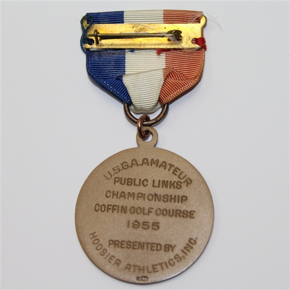 1955 U.S.G.A. Amateur Public Links Championship Golf Medal - Coffin Golf Course