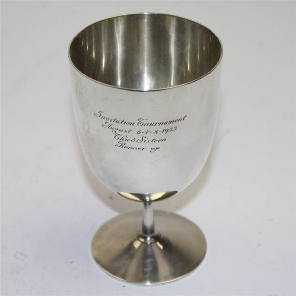 1953 National Golf Links of America Tiffy & Co. Sterling Silver Trophy Goblet