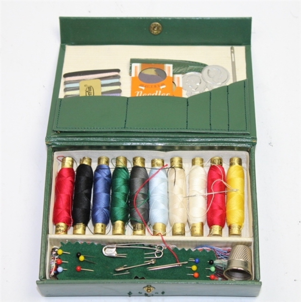 Vintage Augusta National Sewing Kit - Needles, Thread, Thimbles, etc