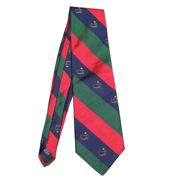 Vintage Augusta National Golf Club Member Tri-Color Neck Tie