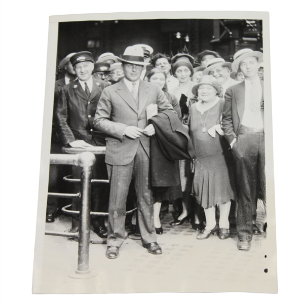 1930 Press Photo Bobby Jones Travels to the US Open 7/3/30