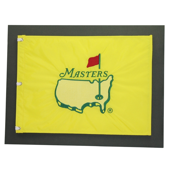 1997 Masters Embroidered Center Flag - Rare - Mounted