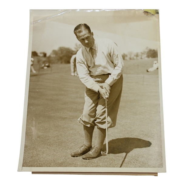 Bobby Jones at Masters A.P. Wire Photo 4/2/36