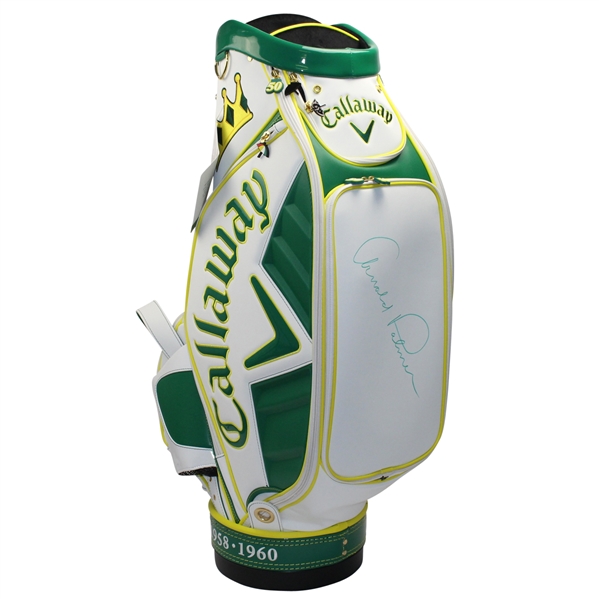 Arnold Palmer Signed Callaway Masters Ltd Ed 2014 Commemorative Staff Golf Bag JSA ALOA