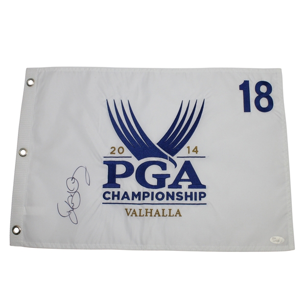 Rory McIlroy Signed 2014 PGA Championship at Valhalla Embroidered Flag JSA #L15031