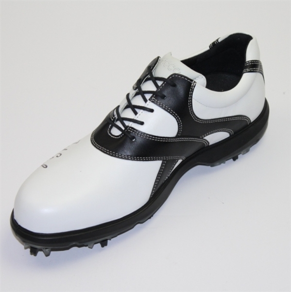 Fred Couples Signed ECCO Soft Spike Black/White Golf Shoe JSA ALOA
