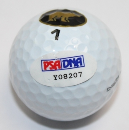 Jack Nicklaus Signed Golden Bear #1 Logo Golf Ball PSA/DNA #Y08207