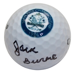 Jack Burke Signed 1956 PGA Championship at Blue Hill CC Logo Golf Ball JSA ALOA