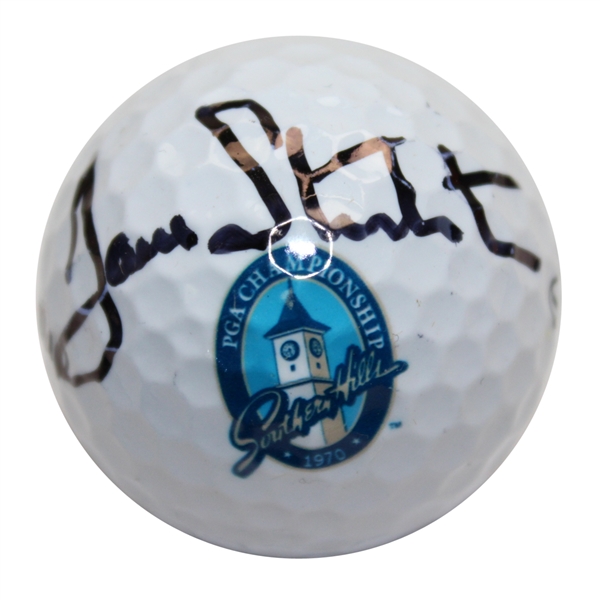 Dave Stockton Signed 1970 PGA Championship at Southern Hills Logo Golf Ball JSA ALOA